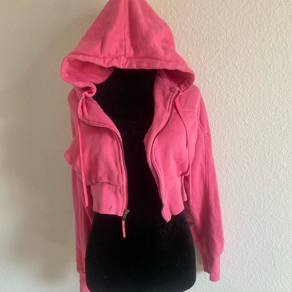JoyLab Pink Hooded Sweater